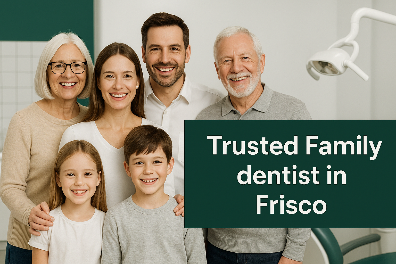 Cosmetic and restorative dentistry for adults and seniors in Frisco